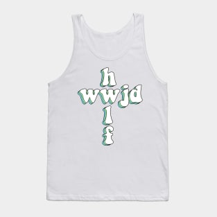 hwlf x wwjd cross Tank Top